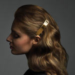 Balmain Золотая заколка-автомат Limited Edition Barrette Pour Cheveux B Gold