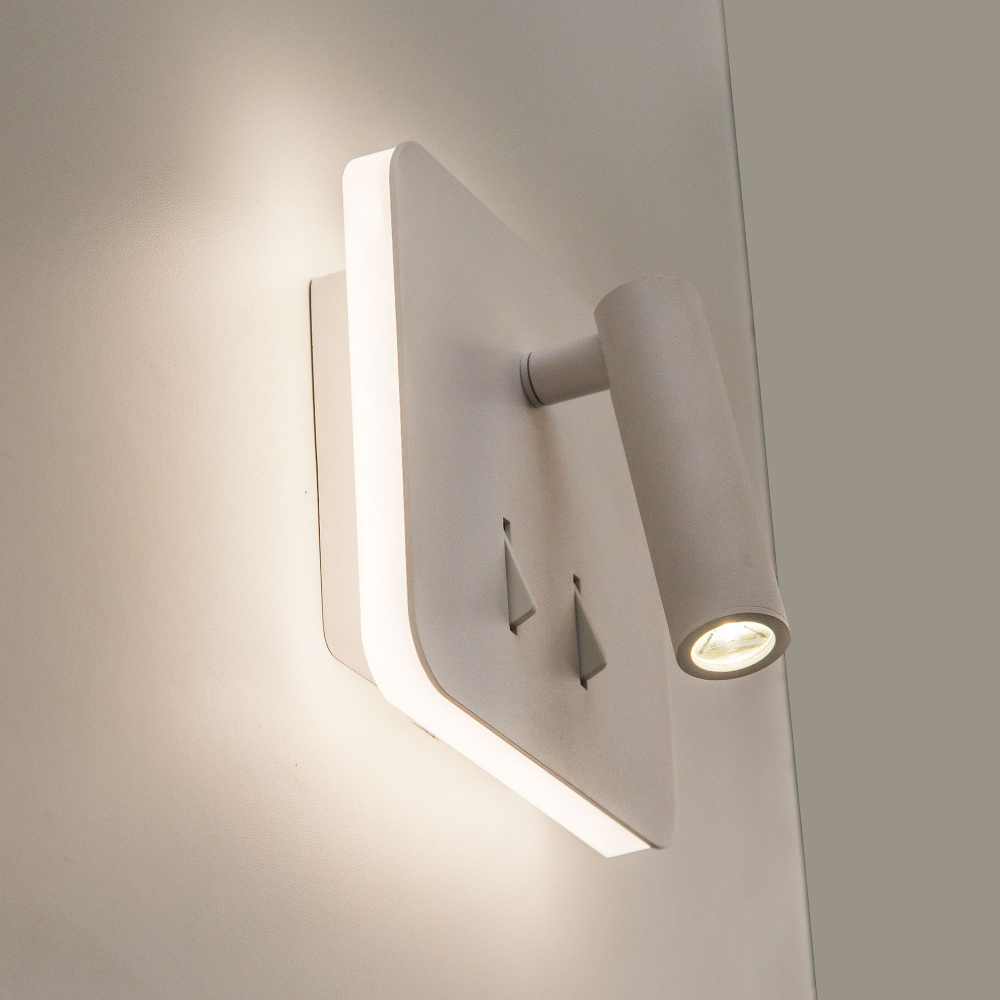 Citilux Декарт CL704420 LED Бра с выключателем Белое