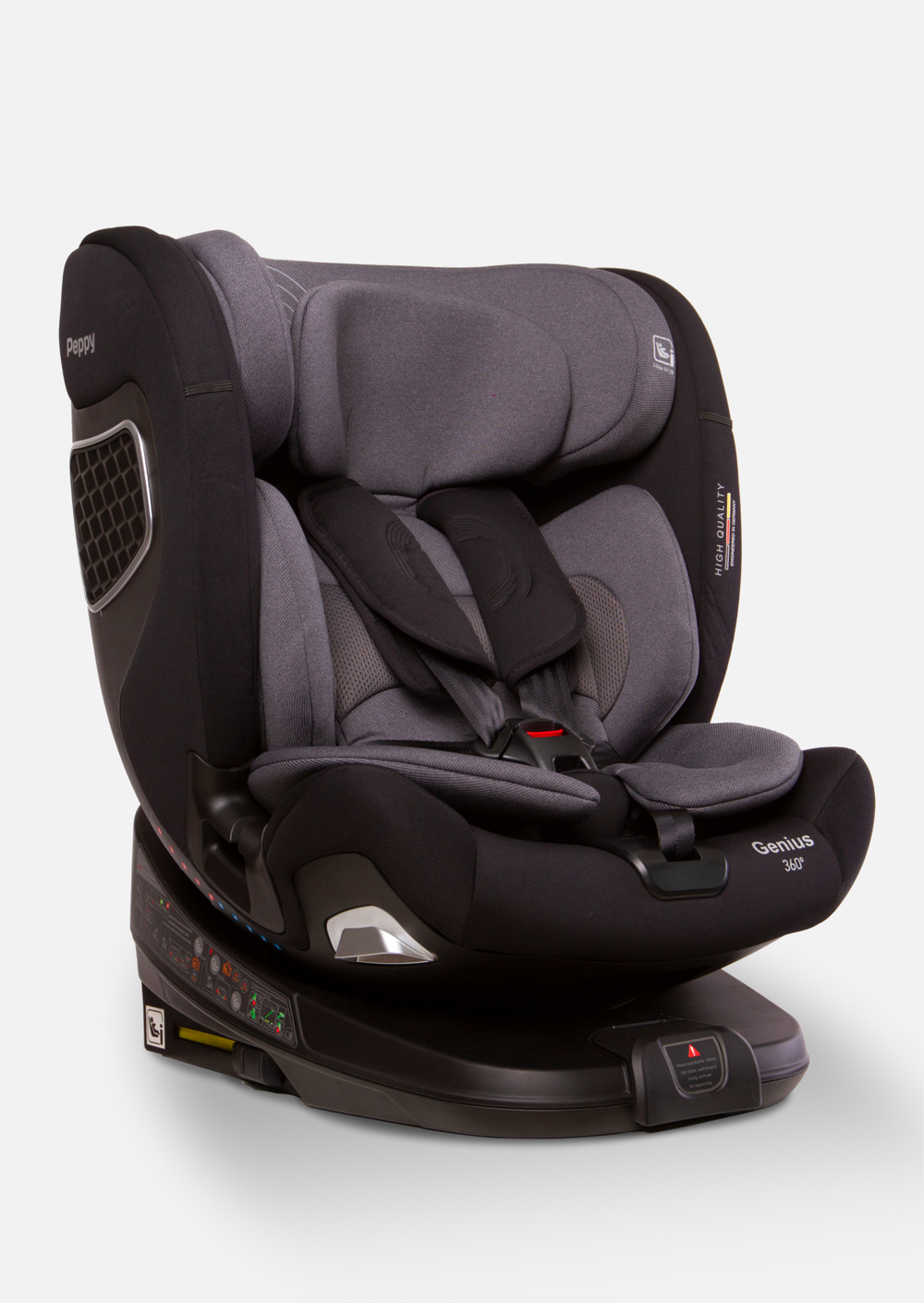Peppy Автокресло Genius 0-36 I-Size 40-150 см (Iron)