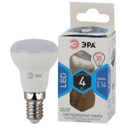 Лампа светодиодная ЭРА STD LED R39-4W-840-E14 4Вт рефлектор нейтральный белый свет Е14 | Лампы cветодиодные Рефлектор (R )