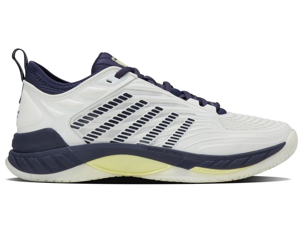 Мужские кроссовки теннисные K-Swiss Hypercourt Supreme 2 - banc de blanc/naval academy/luminary green