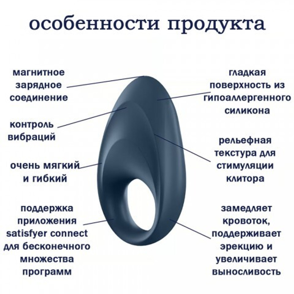 Виброкольцо Satisfyer Mighty One