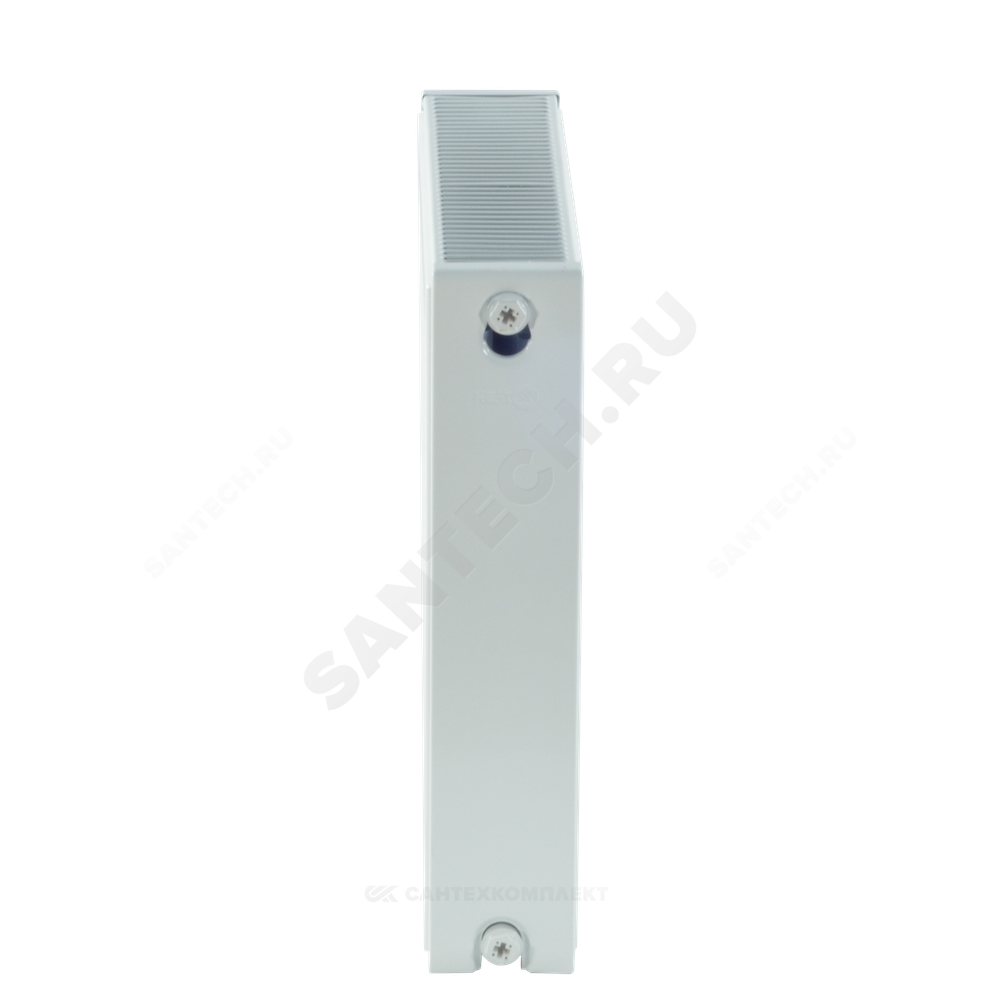 Радиатор стальной панельный Ventil Compact VC тип 22 500х1200 Qну=2658 Вт ниж/п в комплекте кронштейн. встроенный вентиль RAL 9016 (белый) Heaton Plus