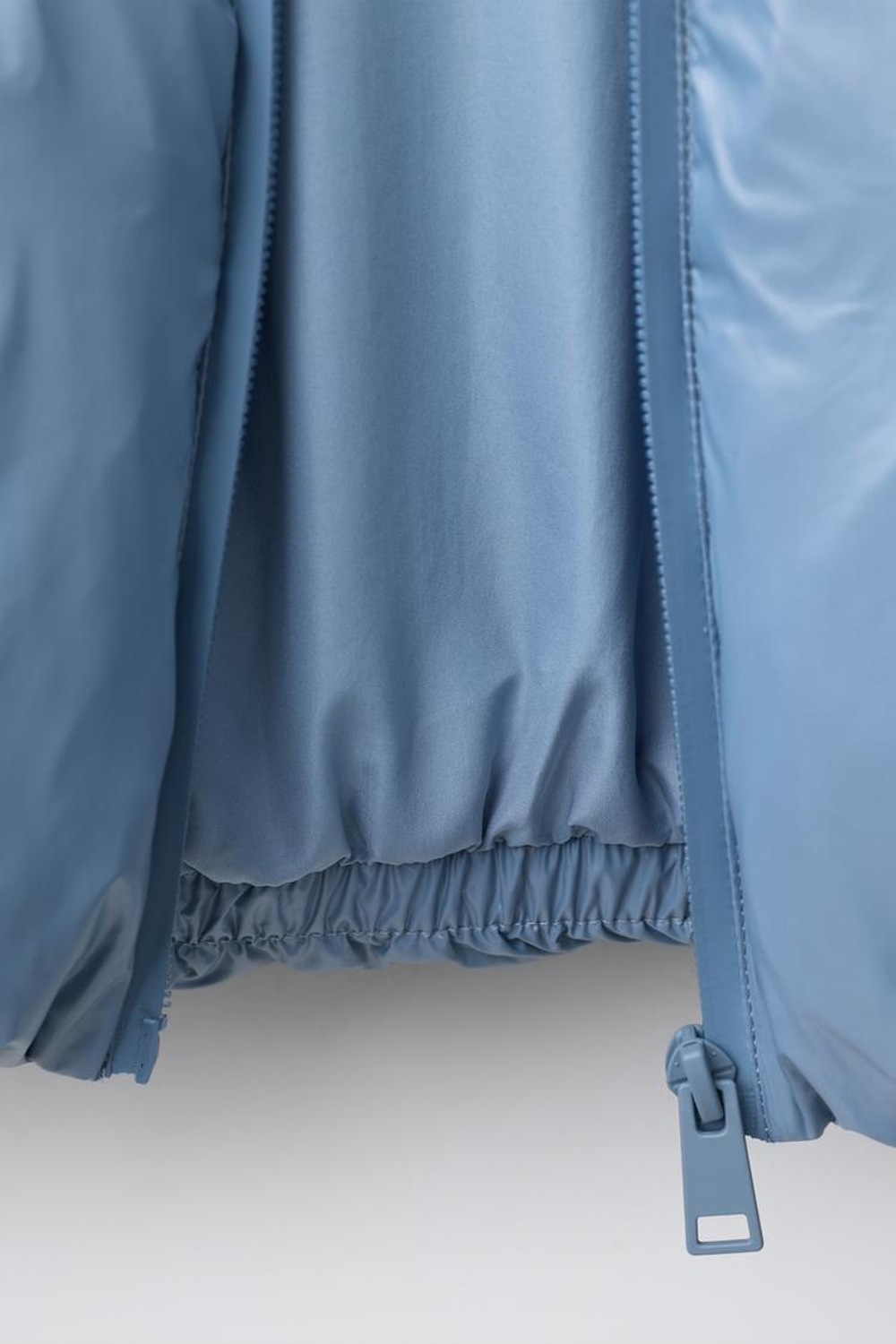 ZARA ПРОРЕЗИНИРОВАННОЕ СТЕГАНОЕ ПАЛЬТО WATER REPELLENT, СИНИЙ