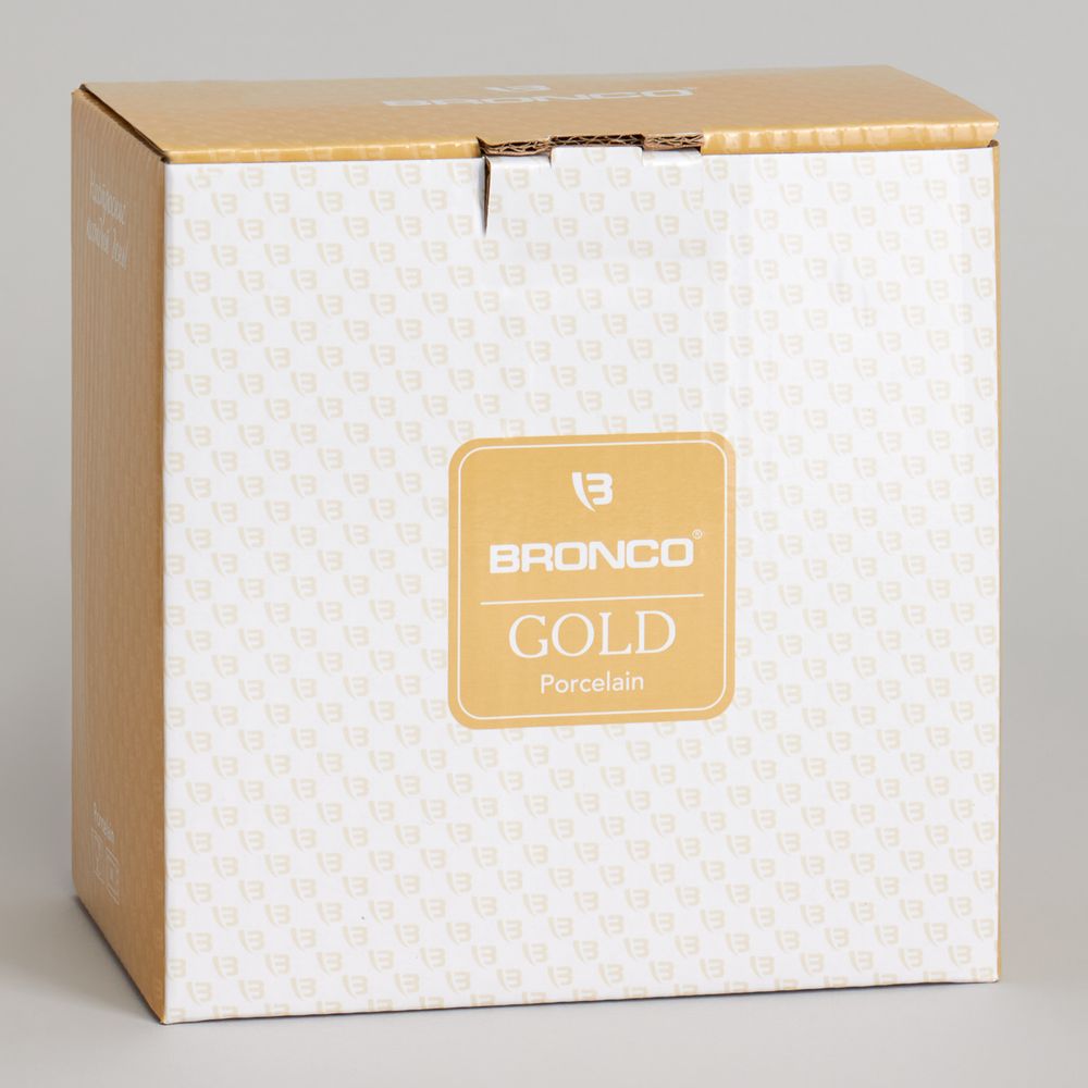 ЧАЙНЫЙ НАБОР BRONCO "GOLD" НА 2 ПЕР. 4 ПР. 200 МЛ