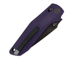 Складной нож TuoTown Med, сталь T10S PVD, рукоять G10 purple, Titanium TC4, арт.TPW-MED-B