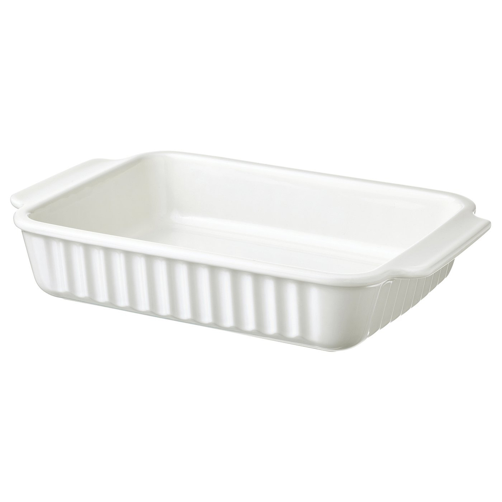 IKEA POETISK  (ИКЕА ПОЕТИСК)  -  Форма для запекания - кремовая 34x23 см