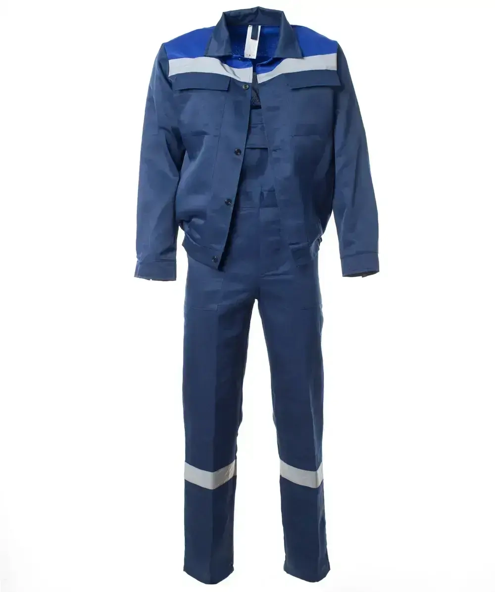 Костюм СТАНДАРТ-2 с СОП куртка, ПК, т.синий/ вас (48-50) 170-176 СТАНДАРТ-2/син/48-50/170-176