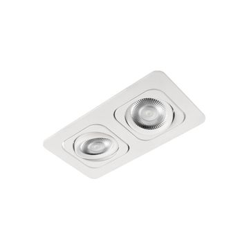 Встраиваемый светильник 2*GU10 10342/2 White белый Trick LOFT IT