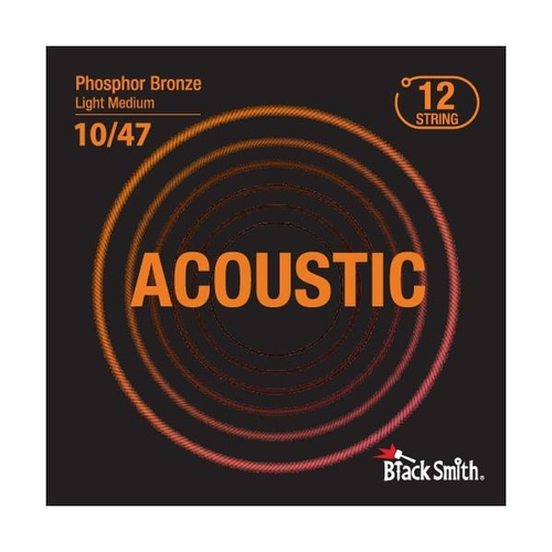BlackSmith Phosphor Bronze Light Medium 10/47 12 String струны для 12-струнной акустической гитары