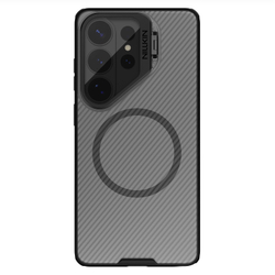 Чехол прозрачный тонированный с MagSafe на Samsung Galaxy S26 Ultra, серия CamShield Prop Magnetic (версия с прозрачной крышкой объектива) от Nillkin