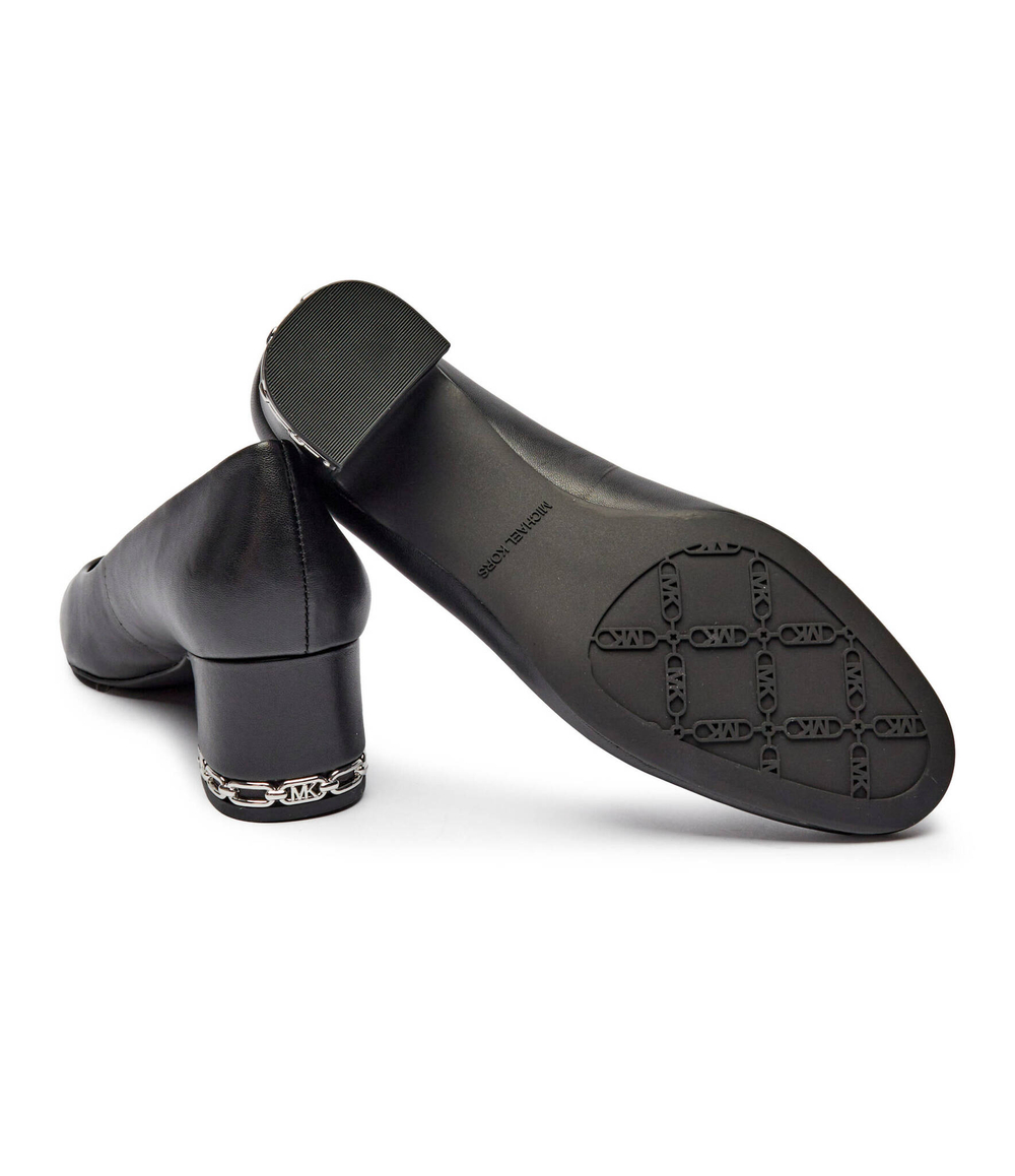 Кожаные туфли на каблуке june flex mid pump Michael Kors - черный(40T4JUMP1L)