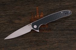 Нож складной CJRB J1902-CF Briar, клинок 95мм, сталь D2, рукоять карбон