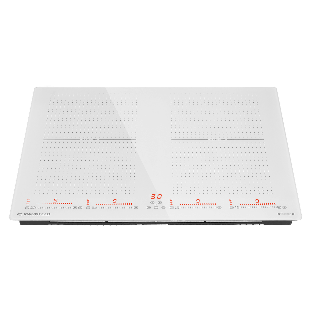 Индукционная варочная панель с двумя Flex Zone и Booster MAUNFELD CVI594SF2WH Inverter