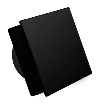 Вентилятор накладной Seicoi Floxy Design 100 Matt black glass (SMAD04-01G matt black) с укороченной панелью