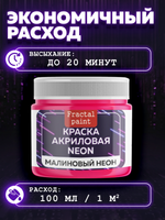 Акриловая краска NEON «Малиновый неон»
