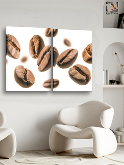 Картина Кофейные мгновения модульная 50x70см 2шт.