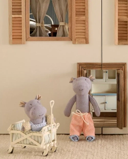 ZARA HOME НАБОР ДЕТСКИХ ИГРУШЕК "СЕМЕЙСТВО БЕГЕМОТИКОВ", РАЗНОЦВЕТНЫЙ
