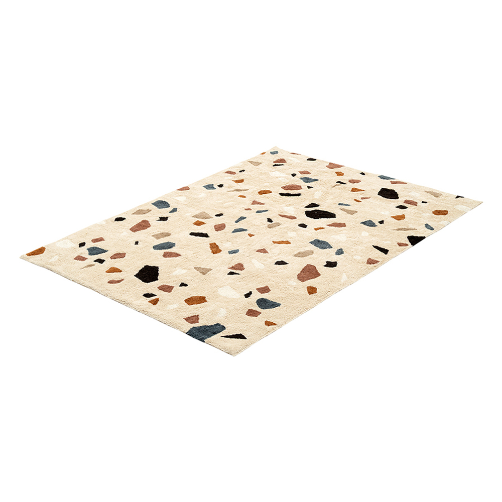 Ковер из хлопка terrazzo poetry из коллекции ethnic, 180х230 см