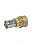 Муфта для МП/PE-X труб латунь пресс Дн 20х1/2" ВР RM109 Giacomini RM109Y037