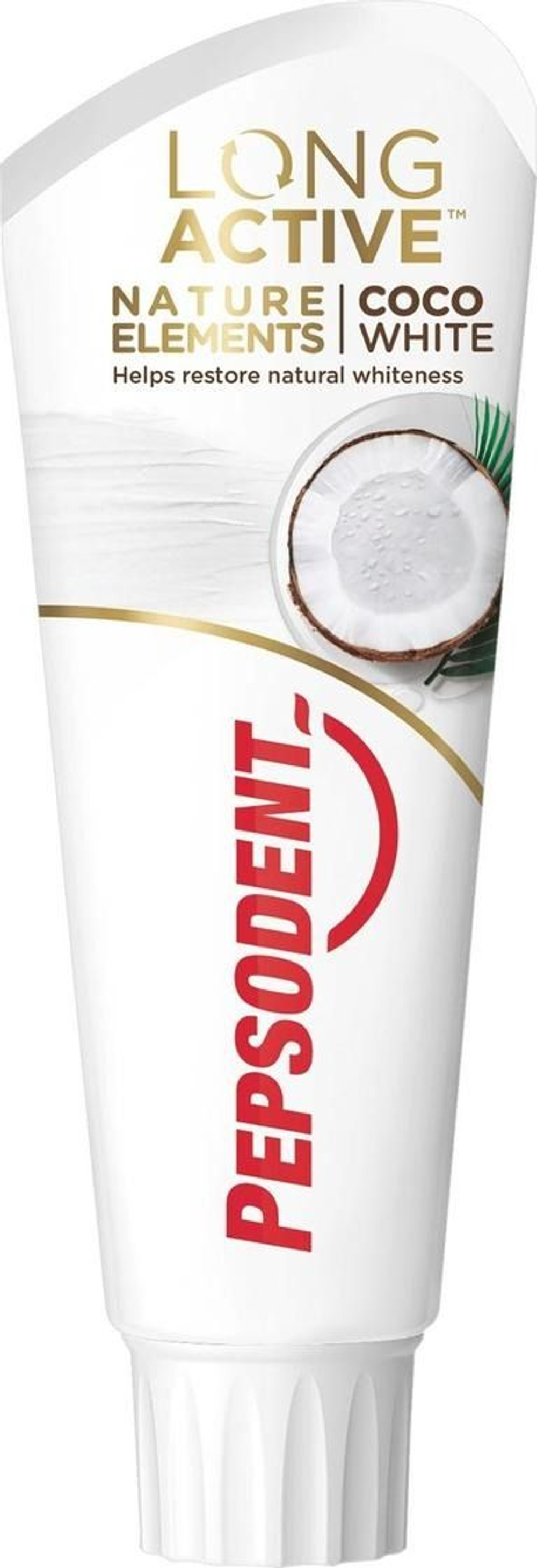 Зубная паста Pepsodent Long Active Natural Elements Coco White 75 мл (Из Финляндии)