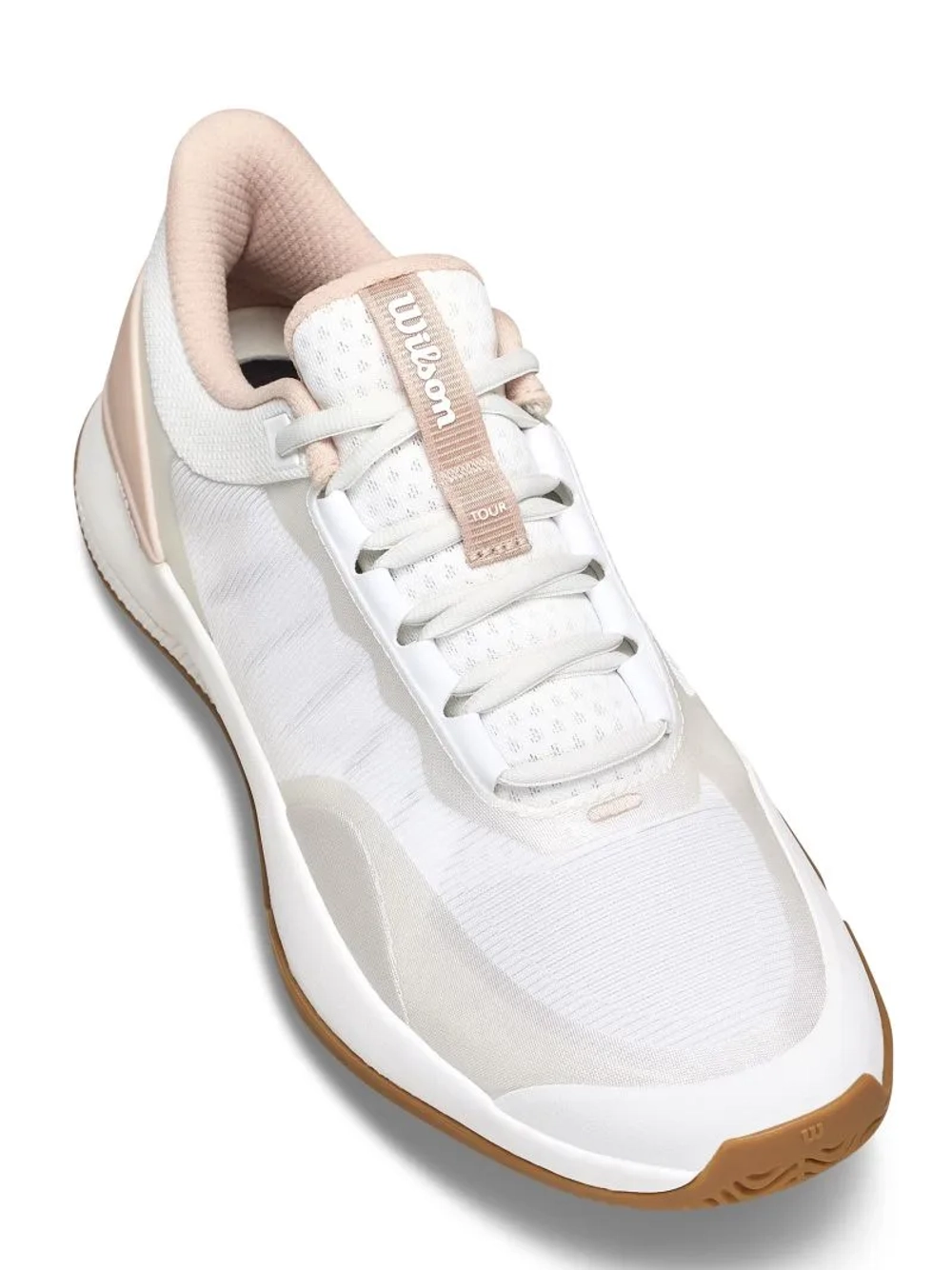 Женские теннисные кроссовки Wilson Intrigue Tour - white/cameo rose/gum