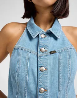 Топ женский LEE DOUBLE SEAMED HALTER