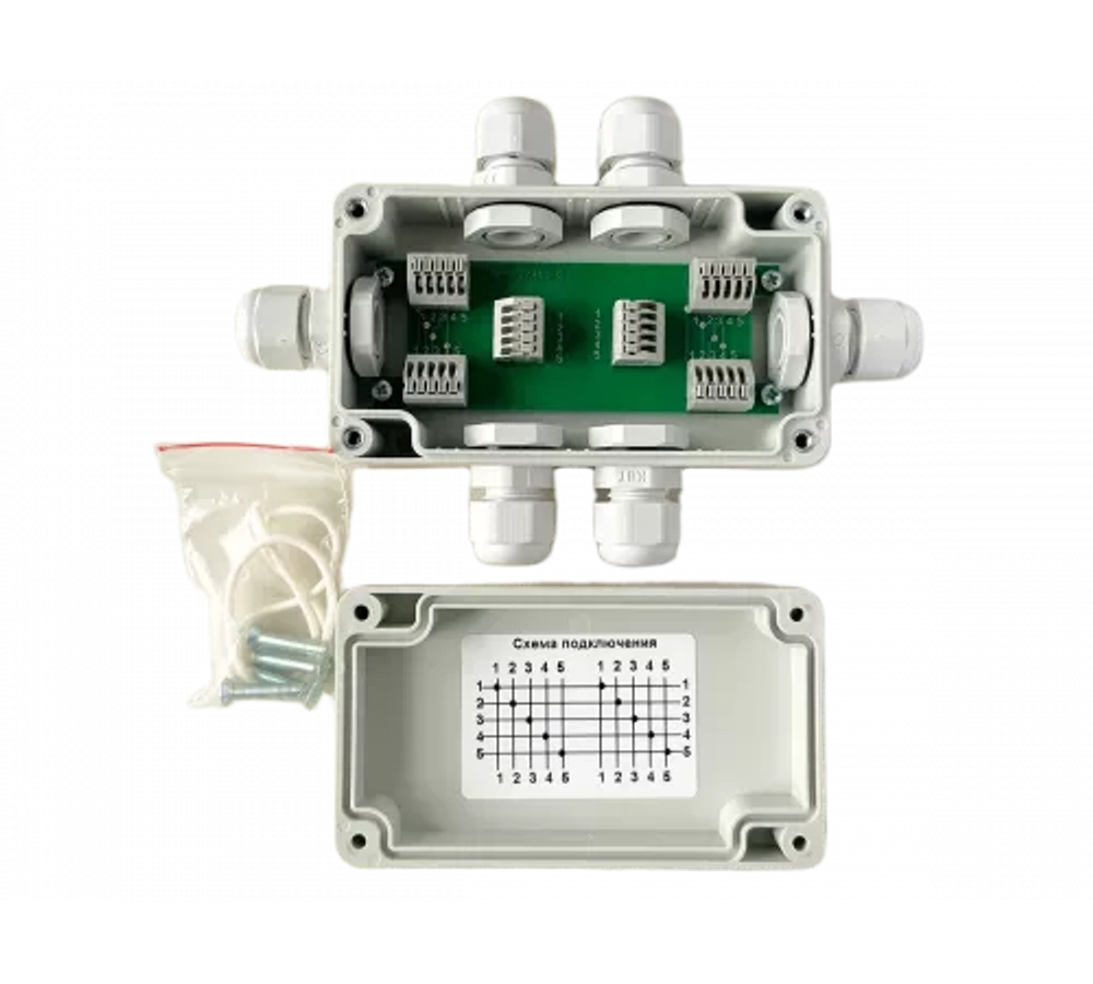 Разветвитель интерфейса RS-485/422 ПР-6 IP65 исп. 1