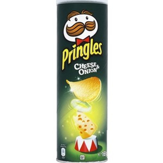 Чипсы PRINGLES 165 гр Сыр Лук (19)