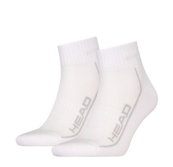 Теннисные носки Head Performance Quarter 2P - white