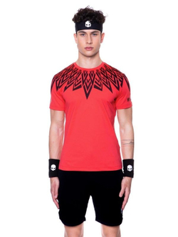Мужская теннисная футболка Hydrogen Tech Tee Man - красный
