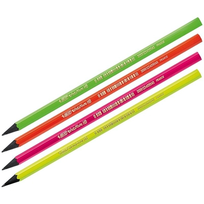Карандаш ч/г Bic "Evolution Fluo" HB, заточен. (Bic)