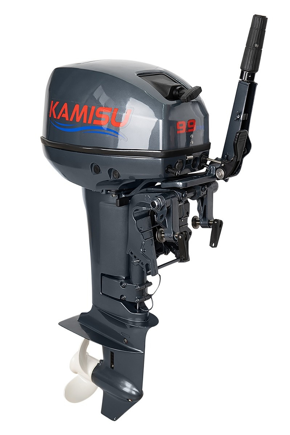 Лодочный мотор KAMISU T 9.9 PRO BMS, 2-х тактный (USB+сч.моточасов)