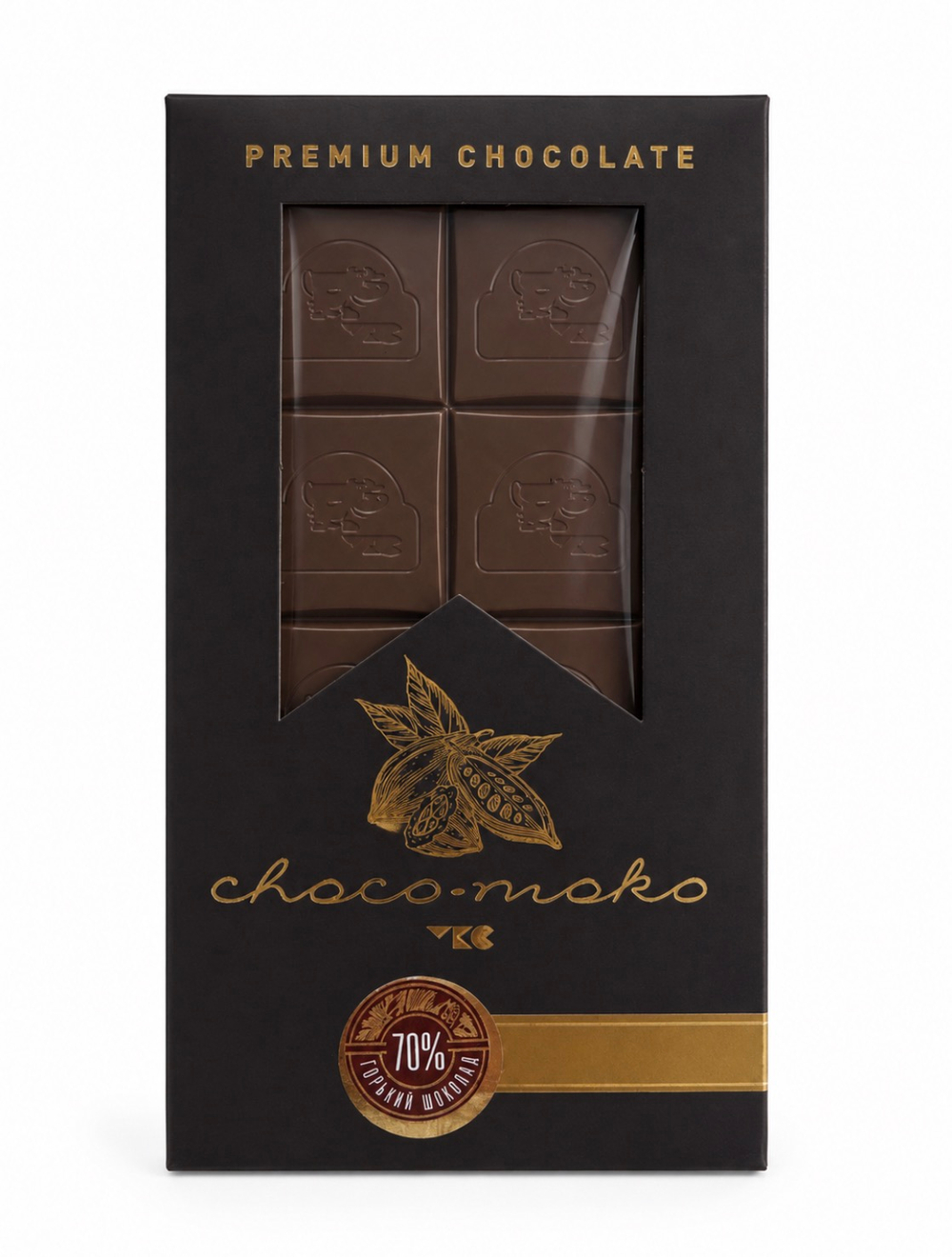 Шоколад горький «choko-moko», 70 % какао, 100 г