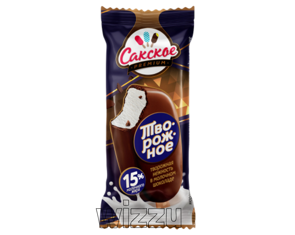 PREMIUM Мороженое "ТВОРОЖНОЕ" в молочном шоколаде на палочке