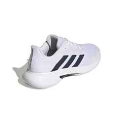 Мужские кроссовки теннисные Adidas CourtJam Control M Carpet - cloud white/team navy/cloud white