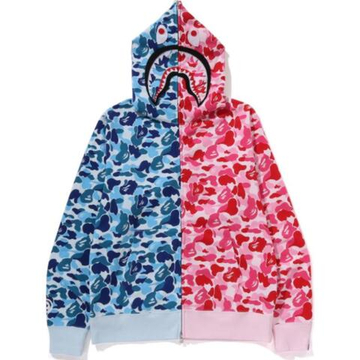 A Bathing Ape Abc Camo Separate Shark Full Zip Худи