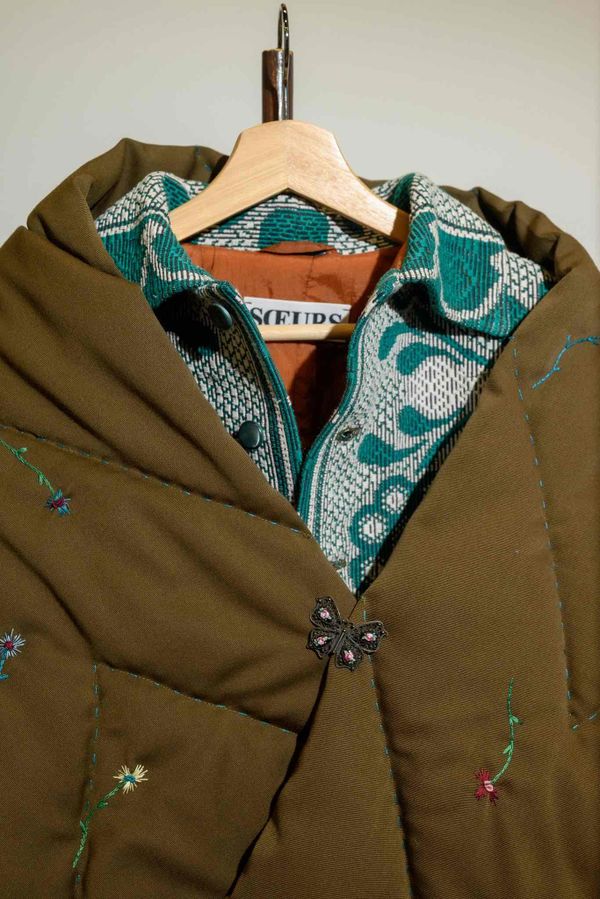 Шарф Deep Green Scarf хаки - фото 6