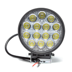 AE42R-14LED-55PC Фара светодиодная дополнительная, круглая 115*55*142, рассеянный свет, 14 диодов, крепление по центру, 42 Вт, 10-30 В