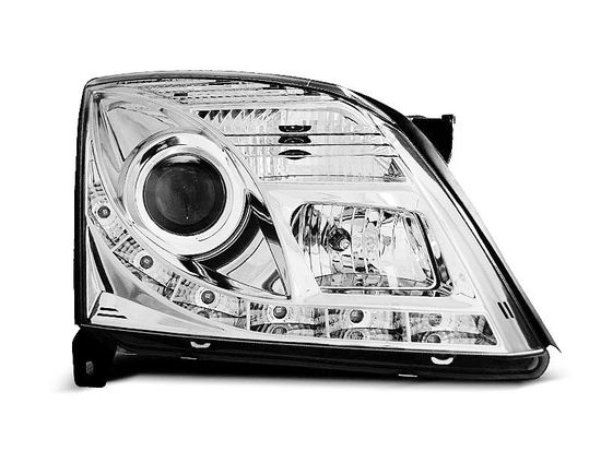 Передние фары Opel Vectra C daylight chrome drl D2S