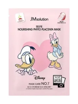 JM SOLUTION МАСКА ТКАНЕВАЯ ДЛЯ ЛИЦА ПИТАТЕЛЬНАЯ С ЭКСТРАКТОМ ФИТОПЛАЦЕНТЫ SELFIE NOURISHING PHYTO PLACENTA MASK, 30 МЛ.