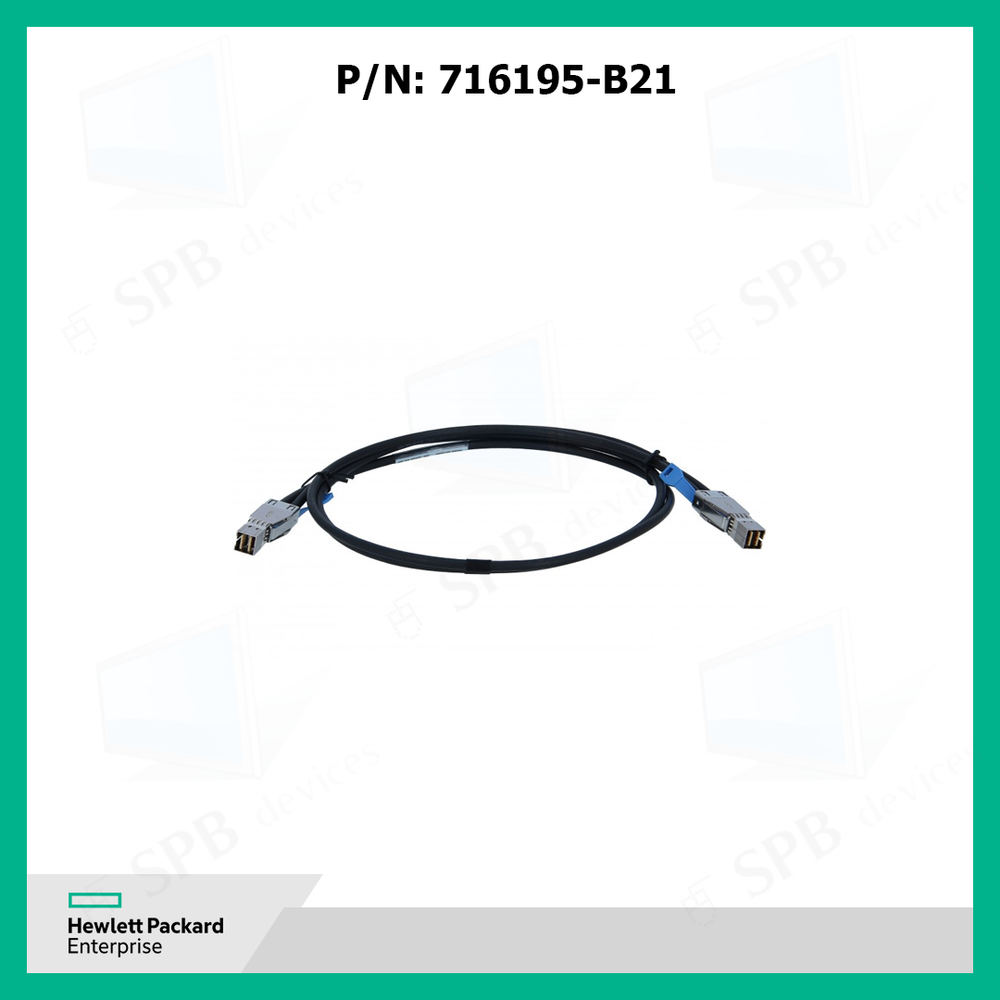 Кабель коннектор HP Ext 1.0m MiniSAS HD to MiniSAS HD, 691970-002, 716196-001, 716195-B21