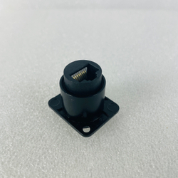Панельный разъем RJ45 (Cat.6, чёрный)