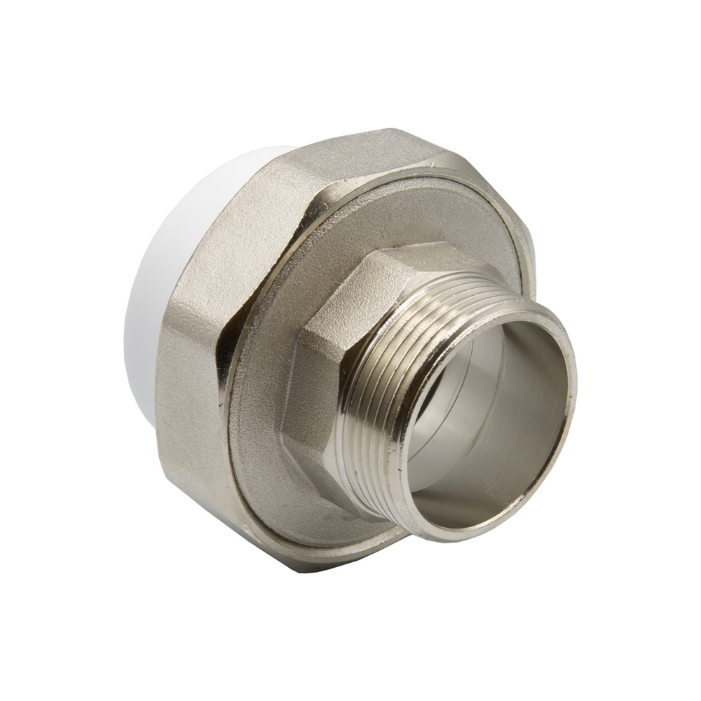 Муфта комб. разъемная, нар 50х1 1/2" EVER®  БЕЛЫЙ (Россия)