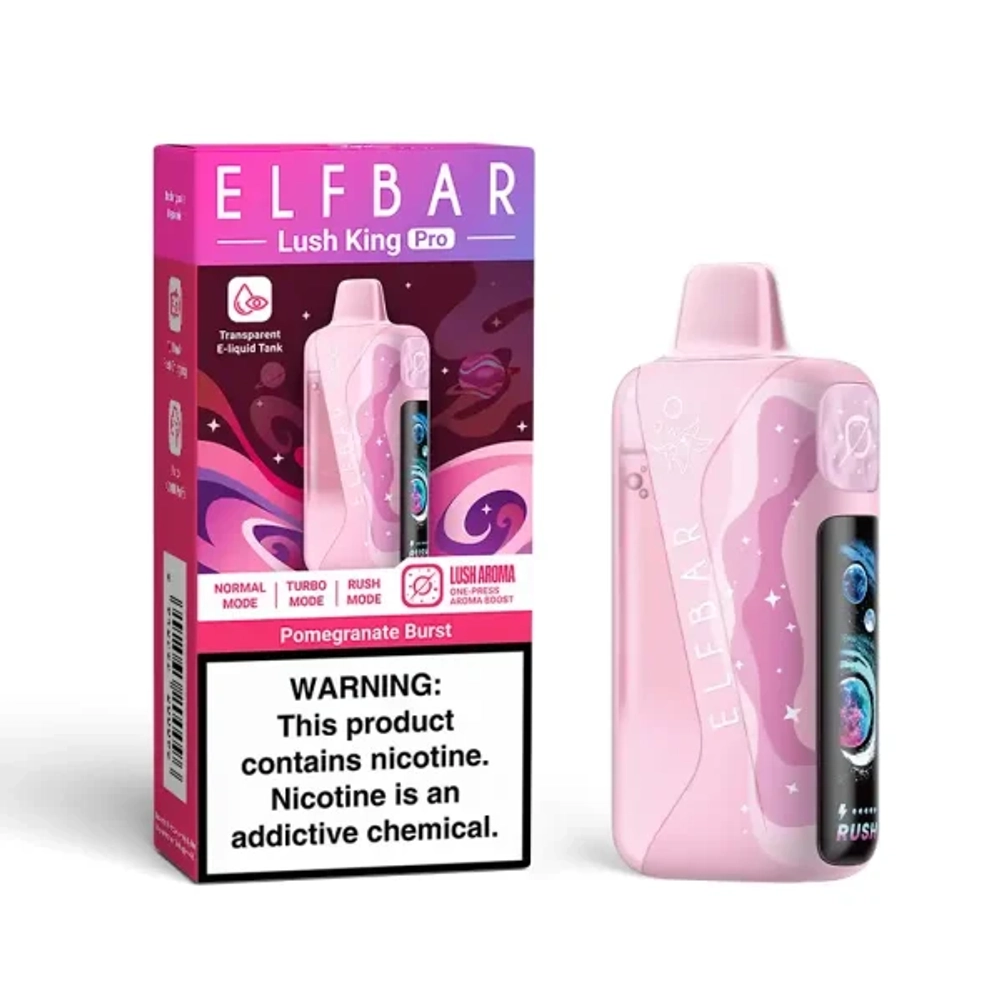 ELF BAR LUSH KING PRO - Sour Strawberry Dragonfruit (5% nic)