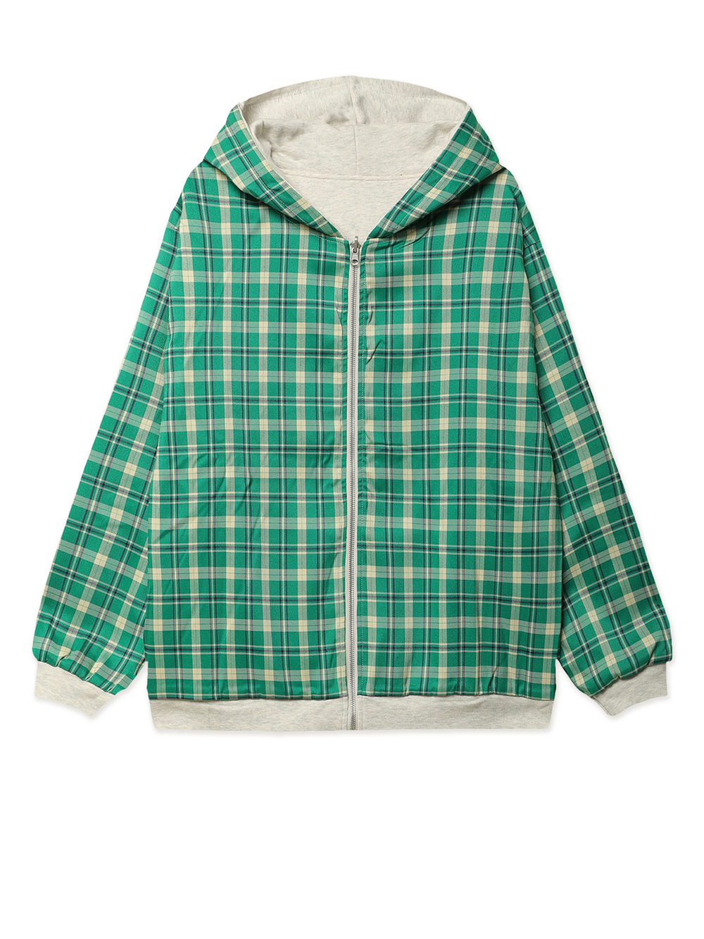 Толстовка С Капюшоном На Молнии Flannel Lined Zip Hoodie