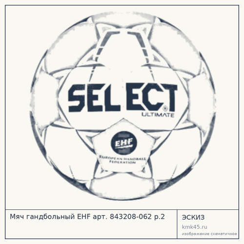 Мяч гандбольный EHF арт. 843208-062 р.2