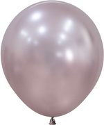 S 18" Шелк Розовый цветок (809) 40 см.