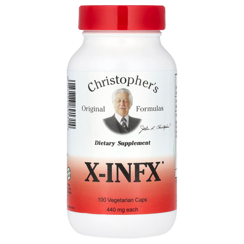 Christopher's Original Formulas, X-INFX, 440 мг, 100 вегетарианских капсул (880 мг в 1 капсуле)