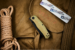 Нож Civivi Sokoke C22007-2 сталь 14C28N BlackWash рукоять Green Burlap Micarta Handle